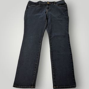 NOBO No Boundaries Bootcut Denim Jeans Women's 17 Blue Dark Rinse Mid Rise